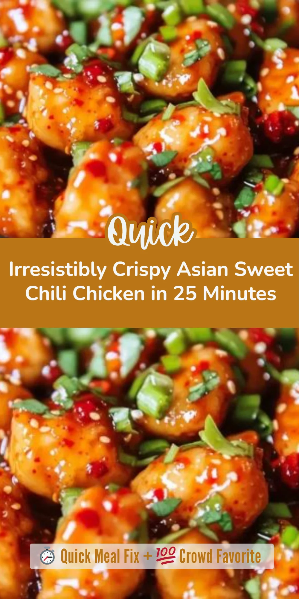 Irresistibly Crispy Asian Sweet Chili Chicken in 25 Minutes