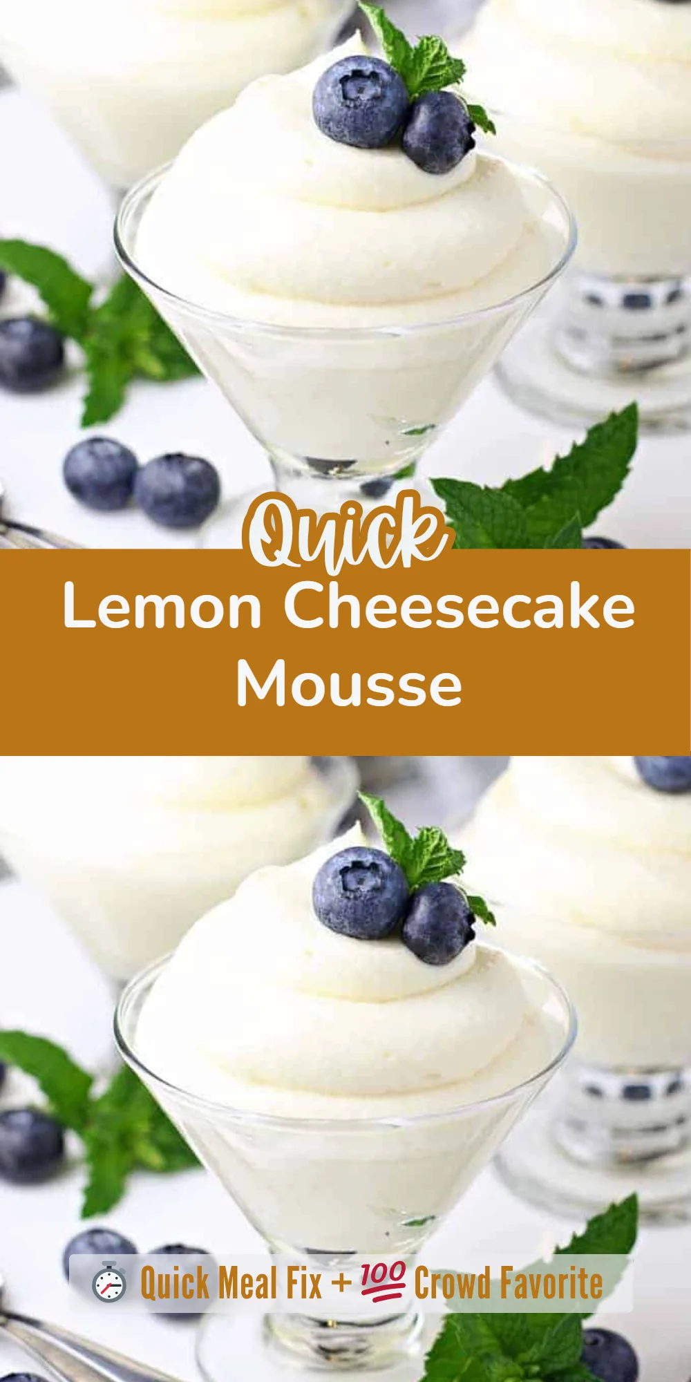 Lemon Cheesecake Mousse