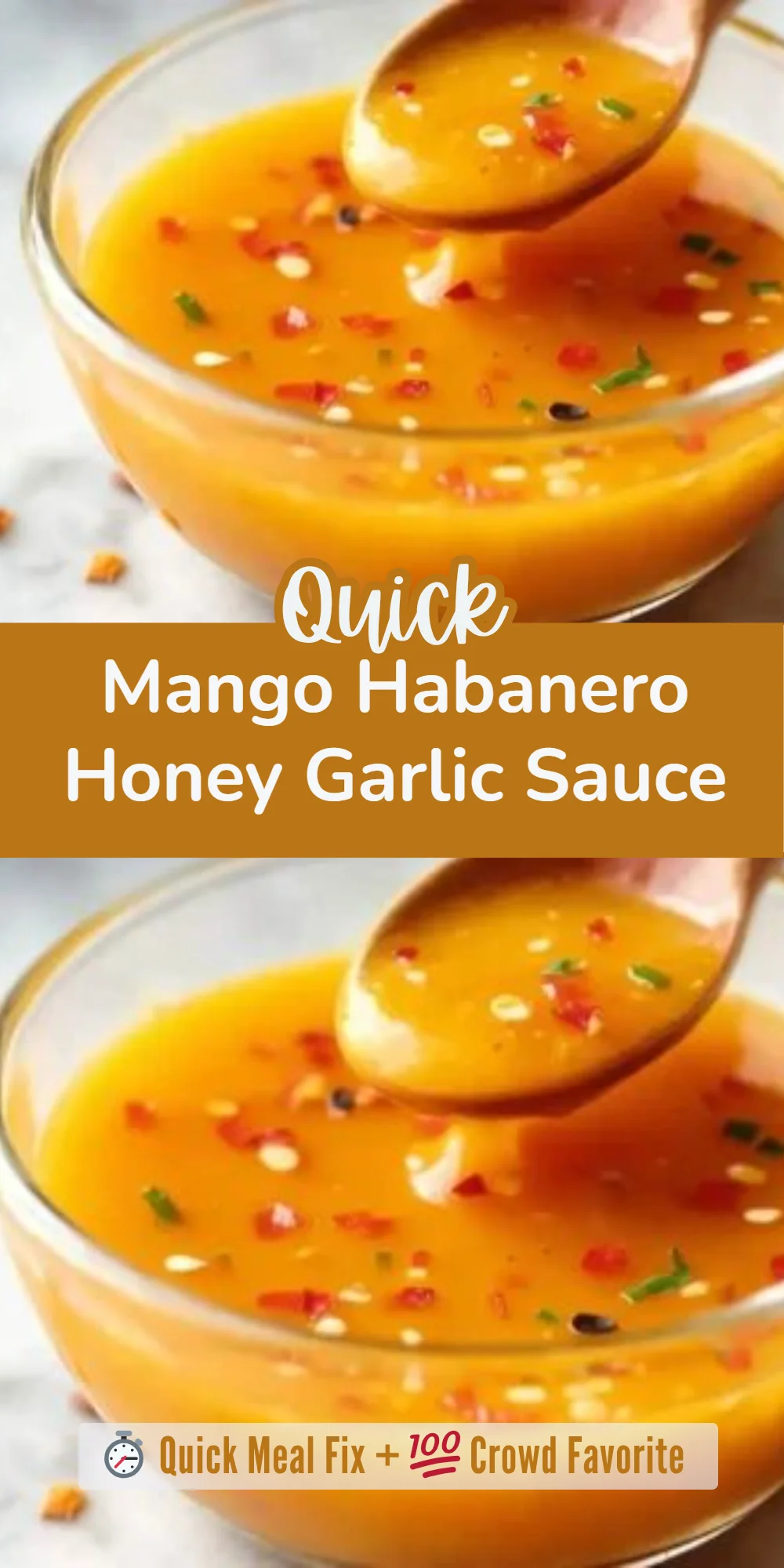 Mango Habanero Honey Garlic Sauce