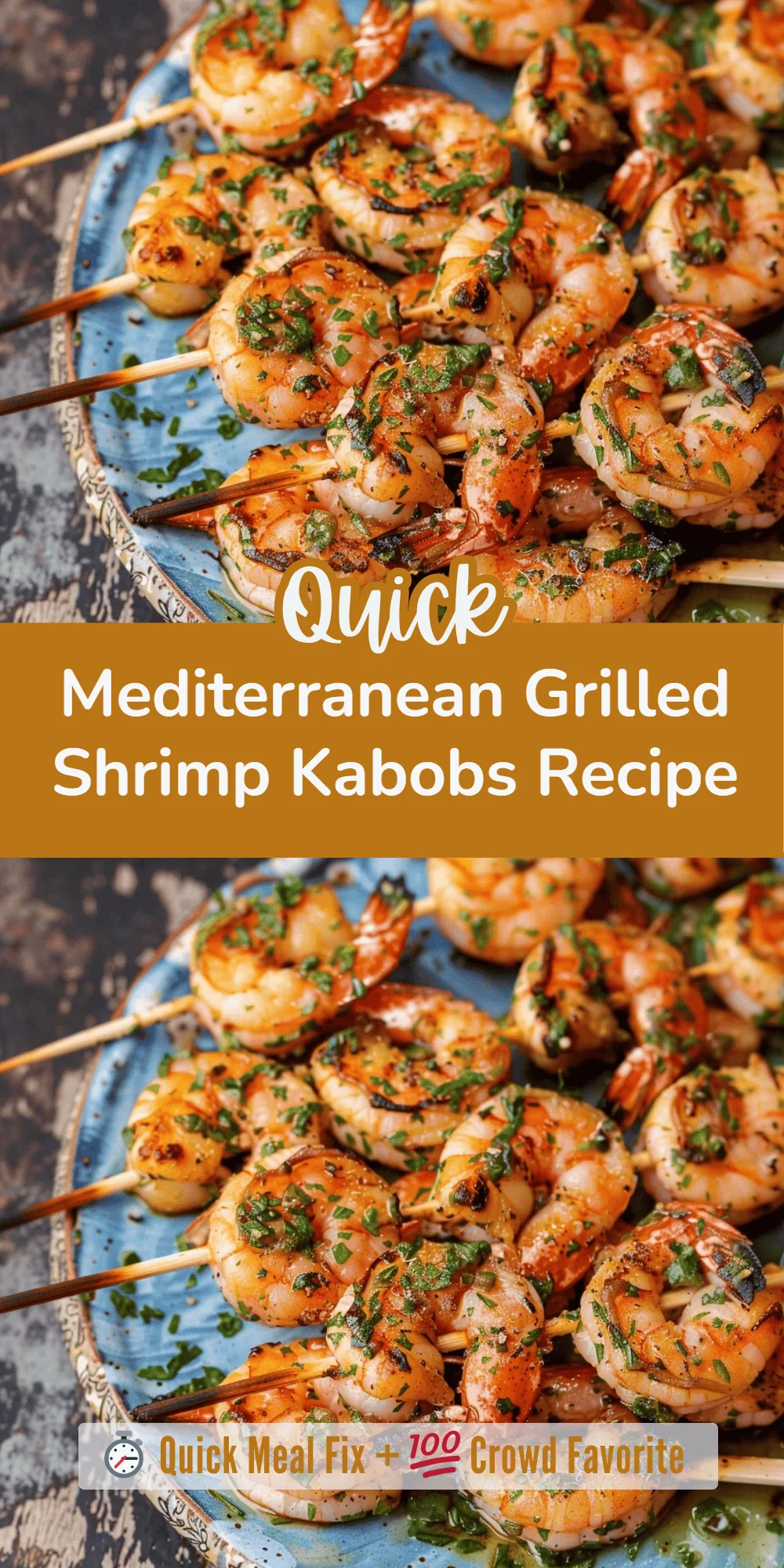Mediterranean Grilled Shrimp Kabobs Recipe