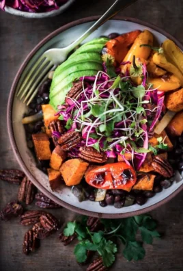 Delicious Mexican Style Oaxacan Bowl featuring fresh ingredients and vibrant colors