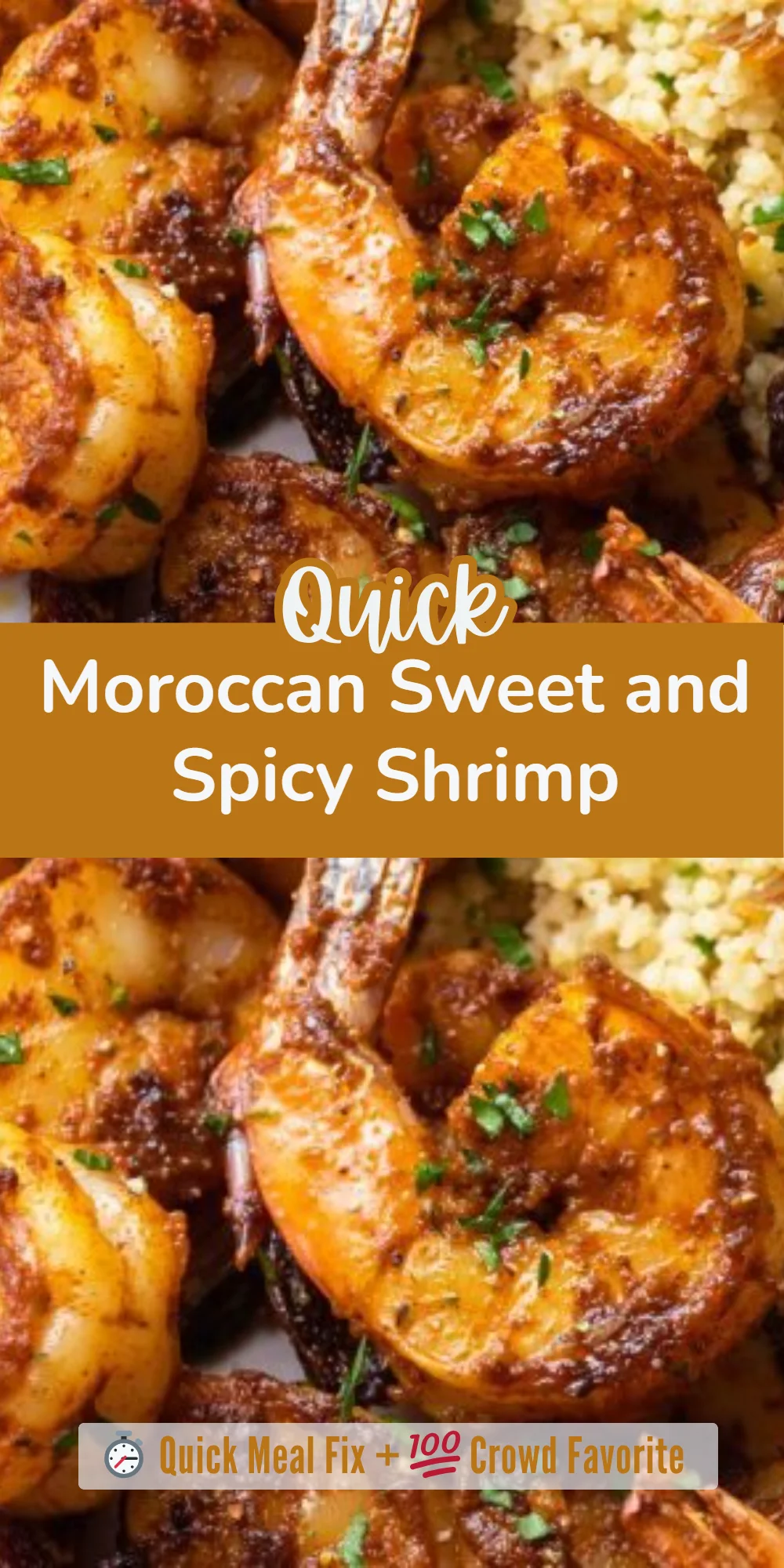 Moroccan Sweet and Spicy Shrimp