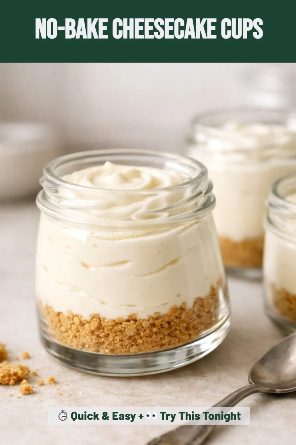 No-Bake Cheesecake Cups