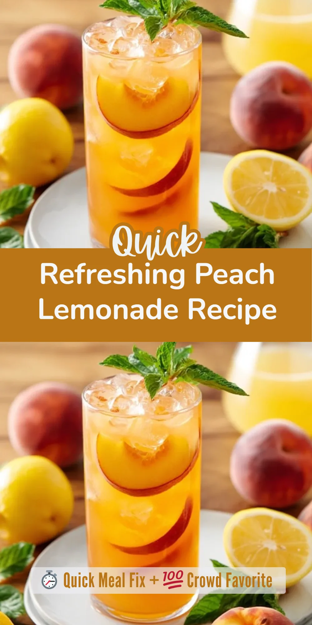 Refreshing Peach Lemonade Recipe