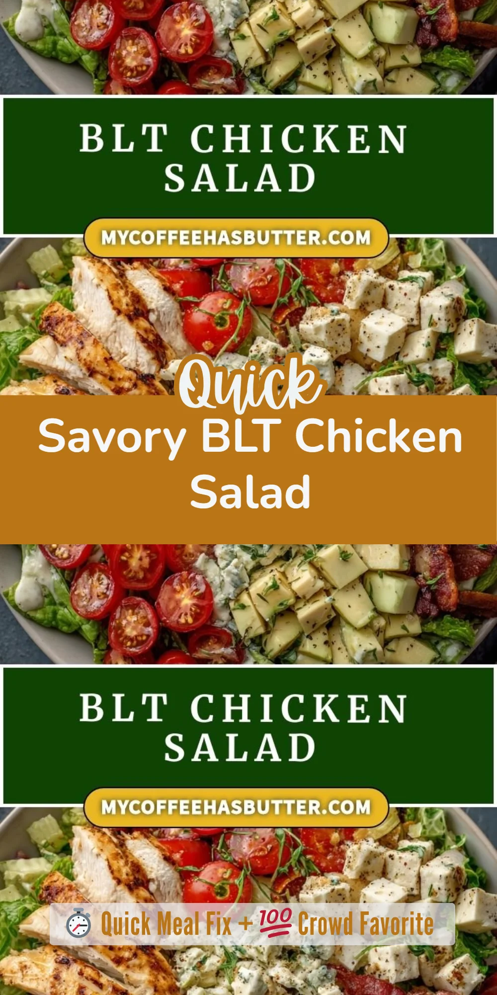 Savory BLT Chicken Salad