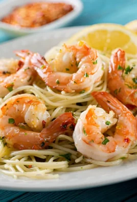 Shrimp Lemon Pasta with fresh shrimp and lemon zest in a vibrant dish