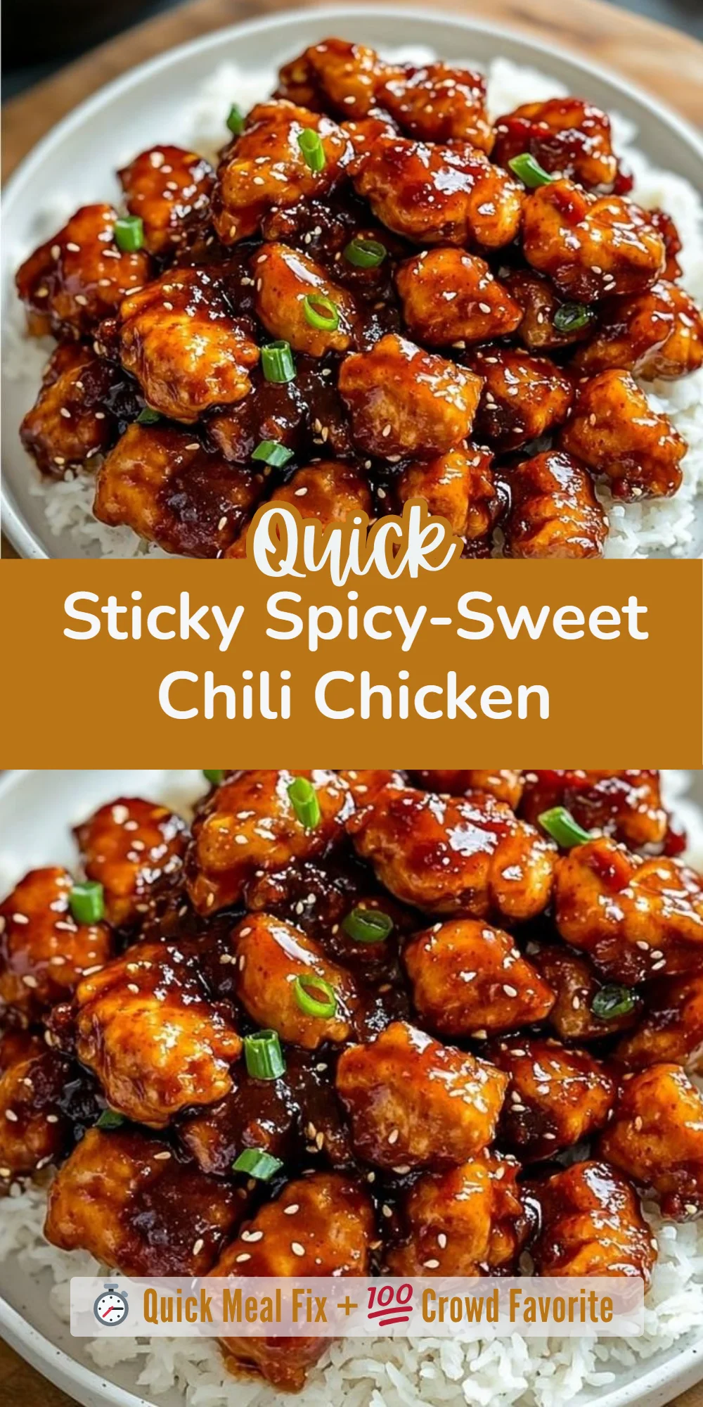 Sticky Spicy-Sweet Chili Chicken