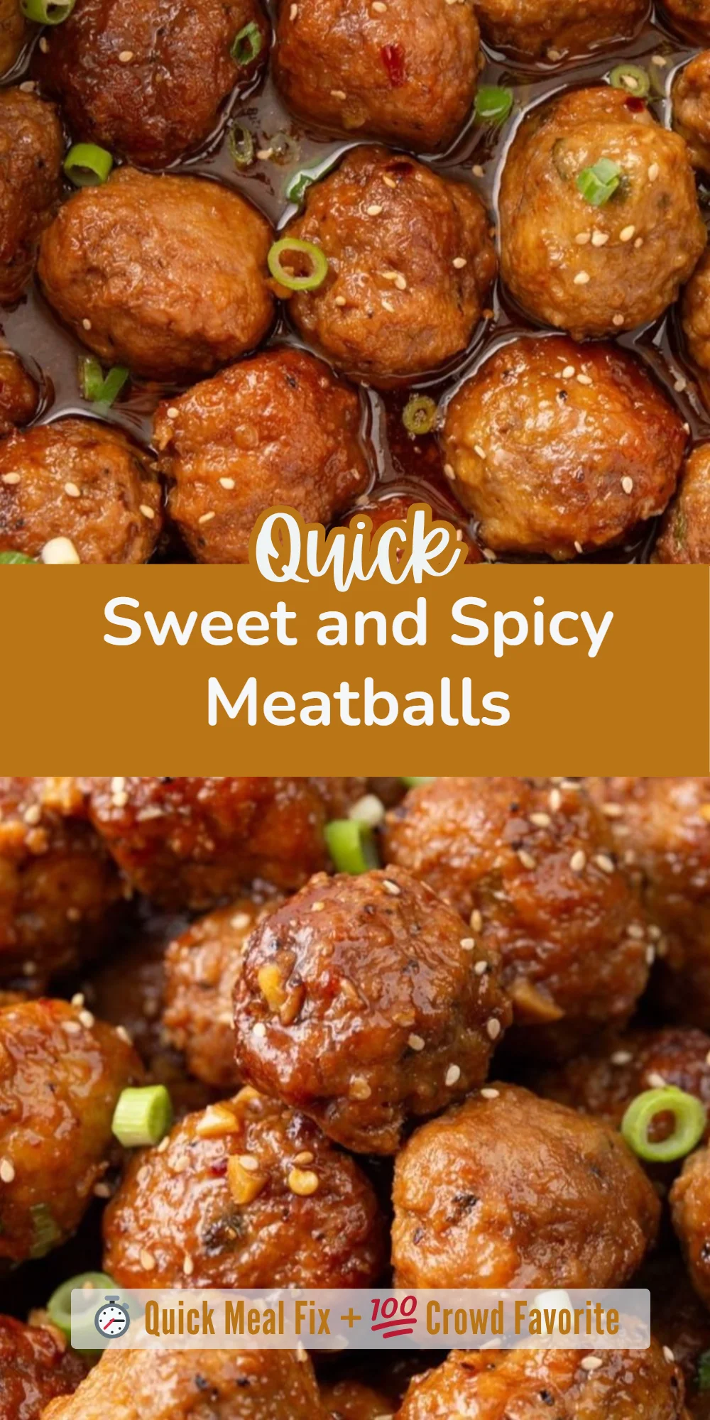 Sweet and Spicy Meatballs