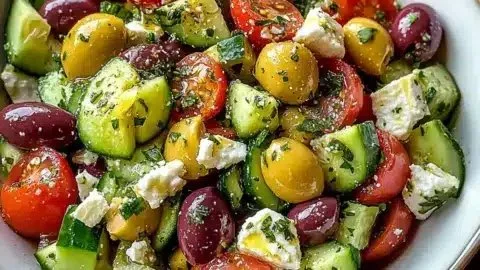 Zesty Mediterranean Avocado Salad That Sparks Joy