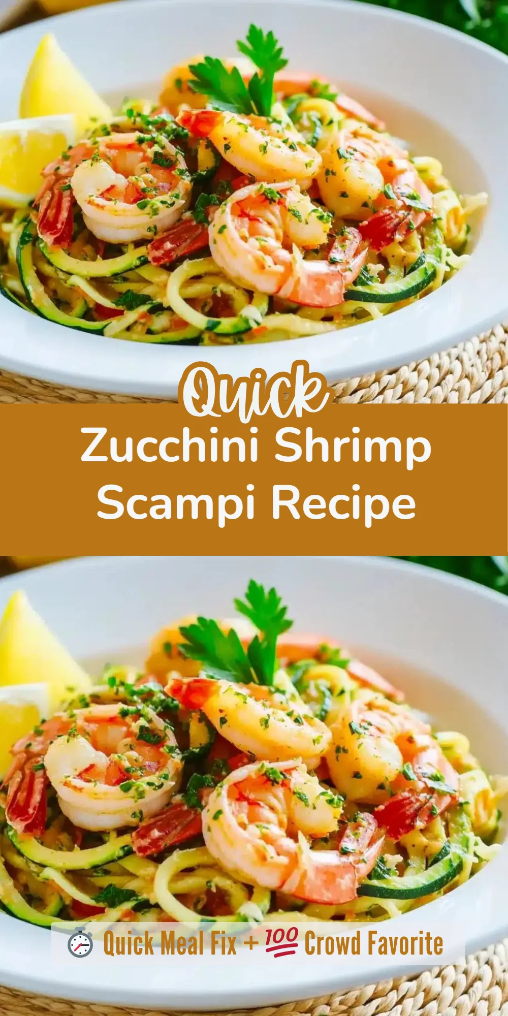 Zucchini Shrimp Scampi Recipe