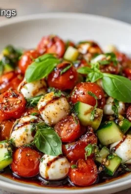 Basil Cherry Tomato Salad with vibrant cherry tomatoes and fresh basil leaves
