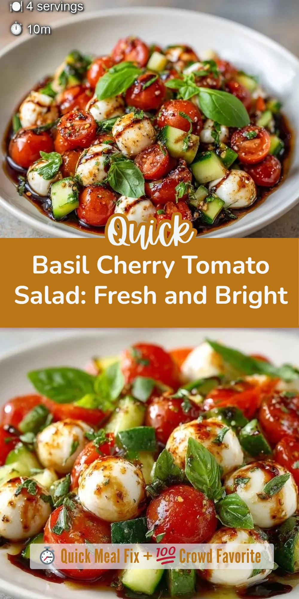 Basil Cherry Tomato Salad: Fresh and Bright