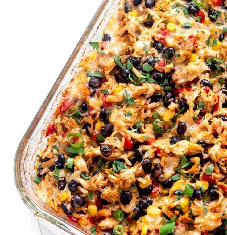 Chicken Burrito Casserole