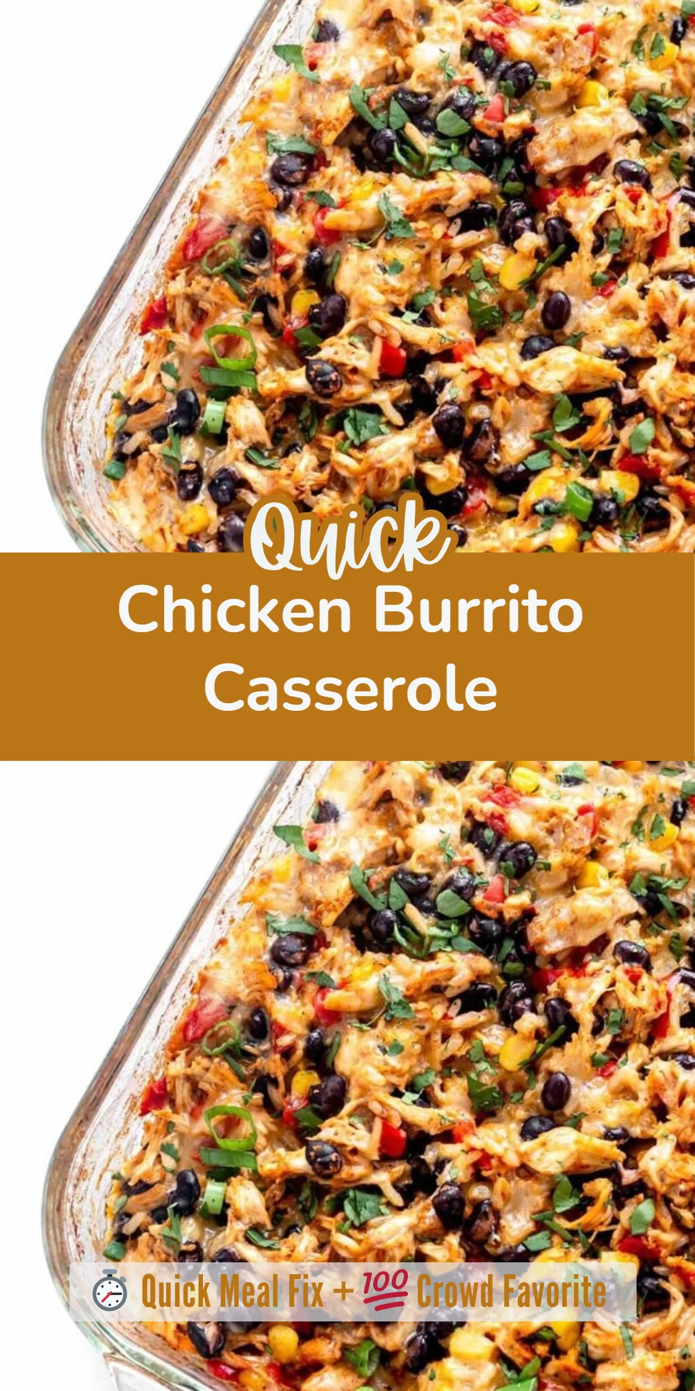 Chicken Burrito Casserole