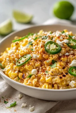 Delicious Corn Salad with Elote served in a colorful bowl