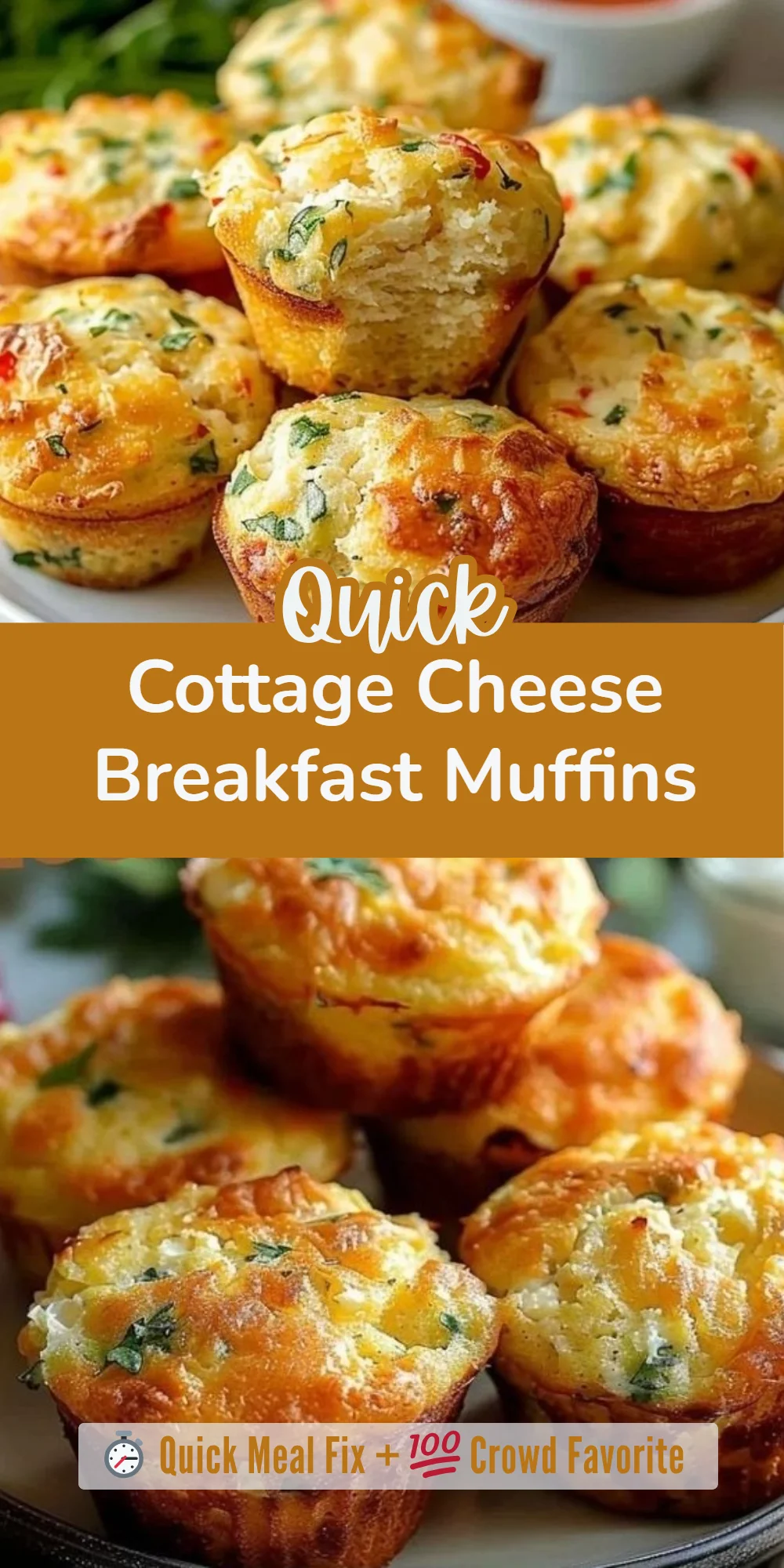 Cottage Cheese Breakfast Muffins