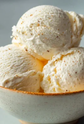 Creamy cottage cheese ice cream topped with fresh fruit.