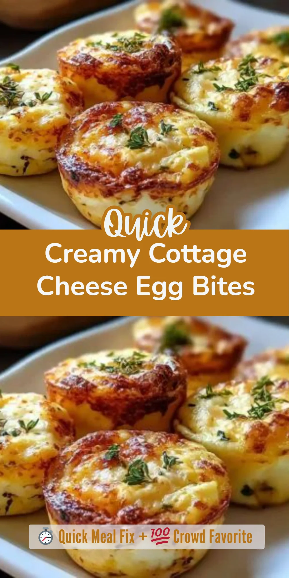 Creamy Cottage Cheese Egg Bites