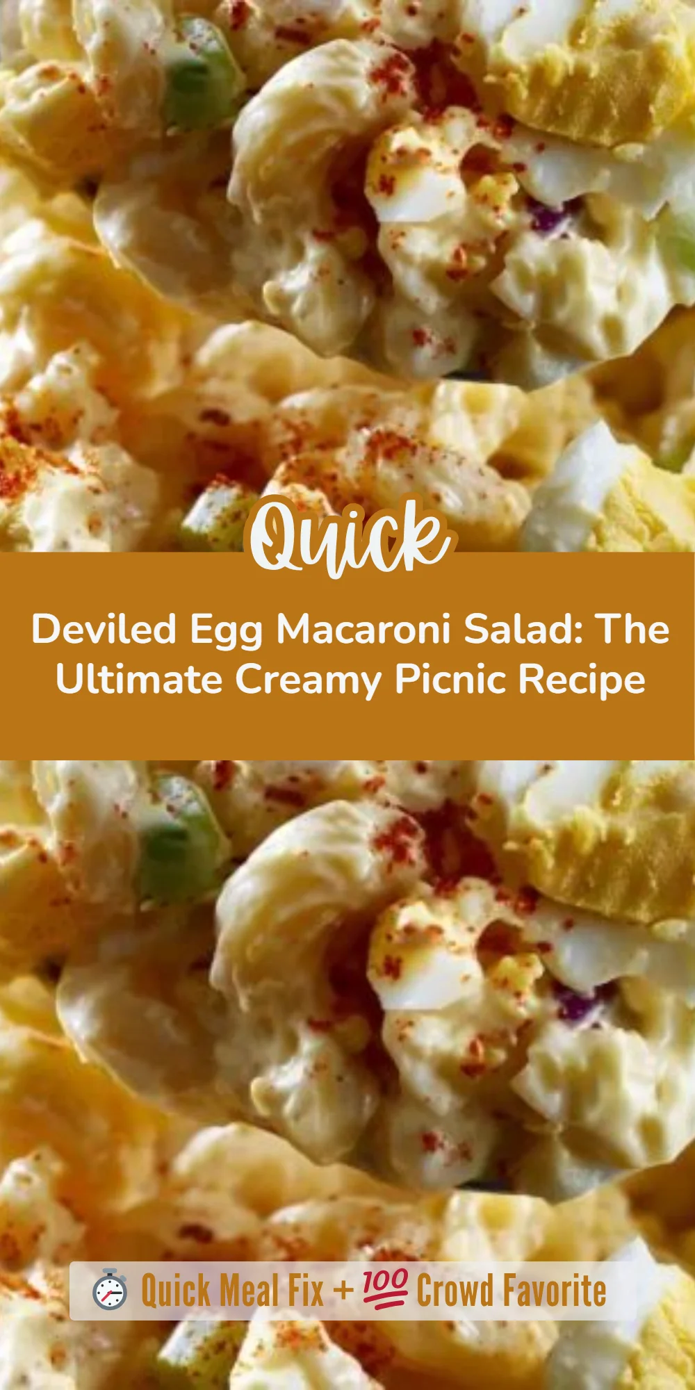 Deviled Egg Macaroni Salad: The Ultimate Creamy Picnic Recipe