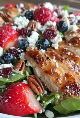Colorful market salad with berries inspired by Chick-fil-A's recipe