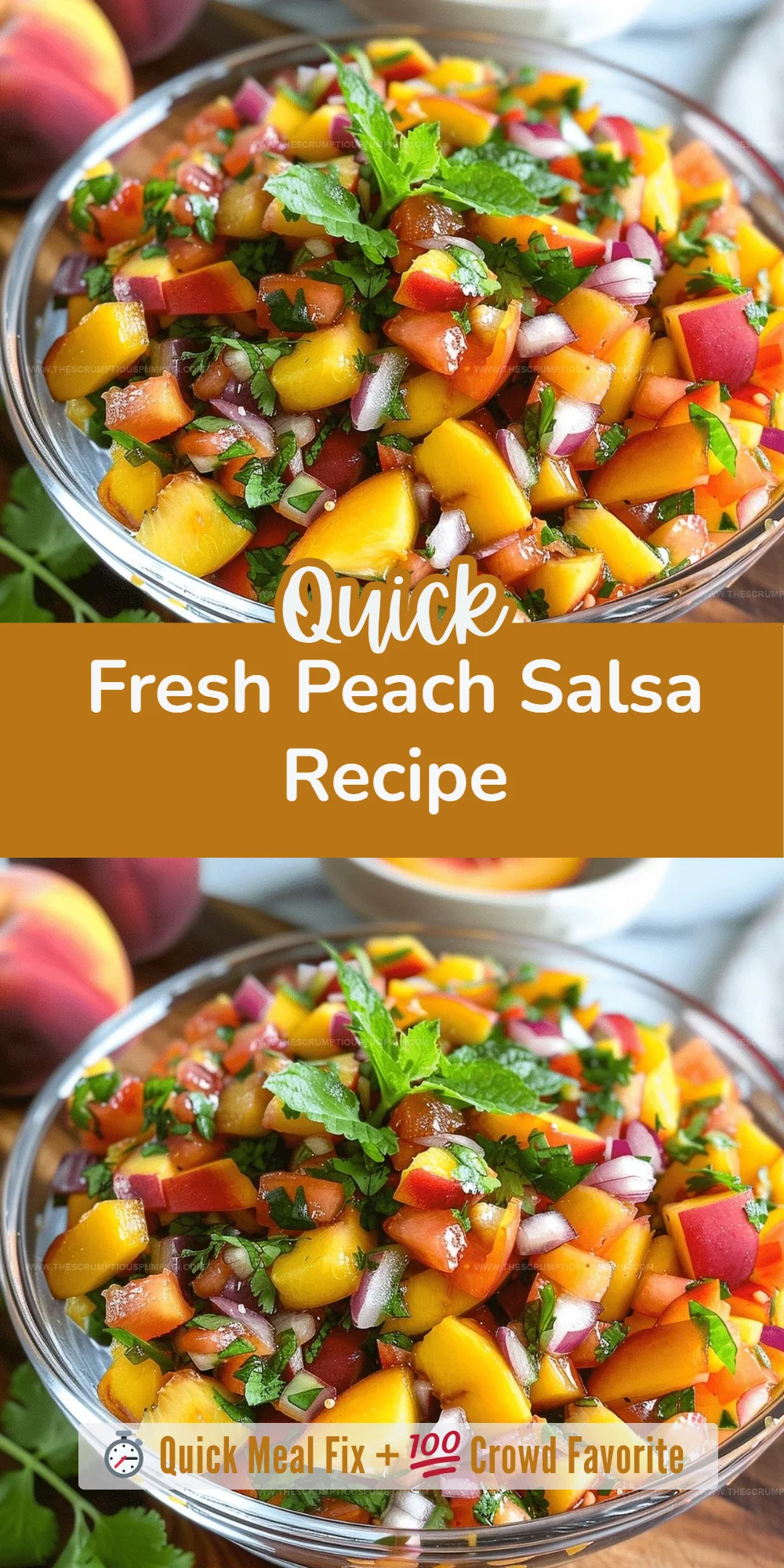 Fresh Peach Salsa Recipe