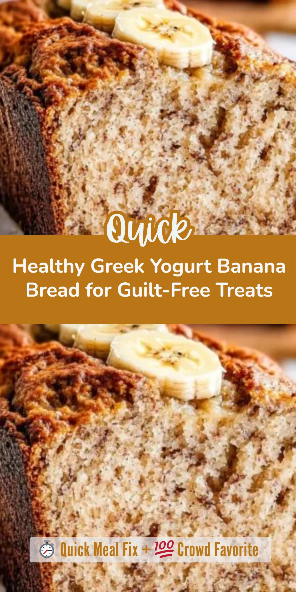 Healthy Greek Yogurt Banana Bread for Guilt-Free Treats