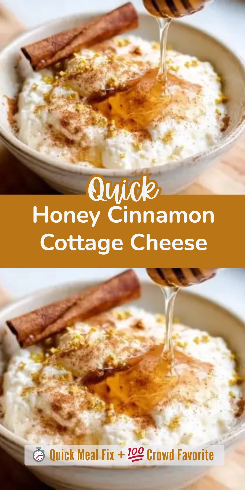 Honey Cinnamon Cottage Cheese
