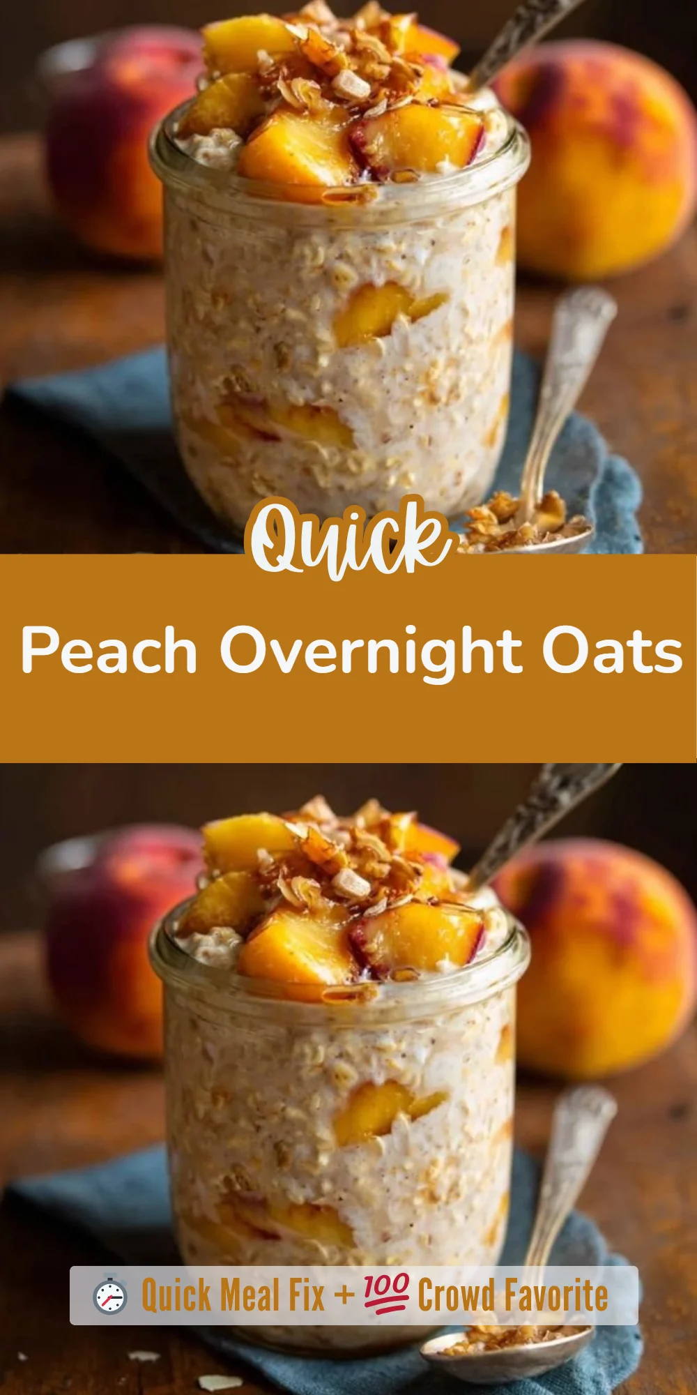 Peach Overnight Oats