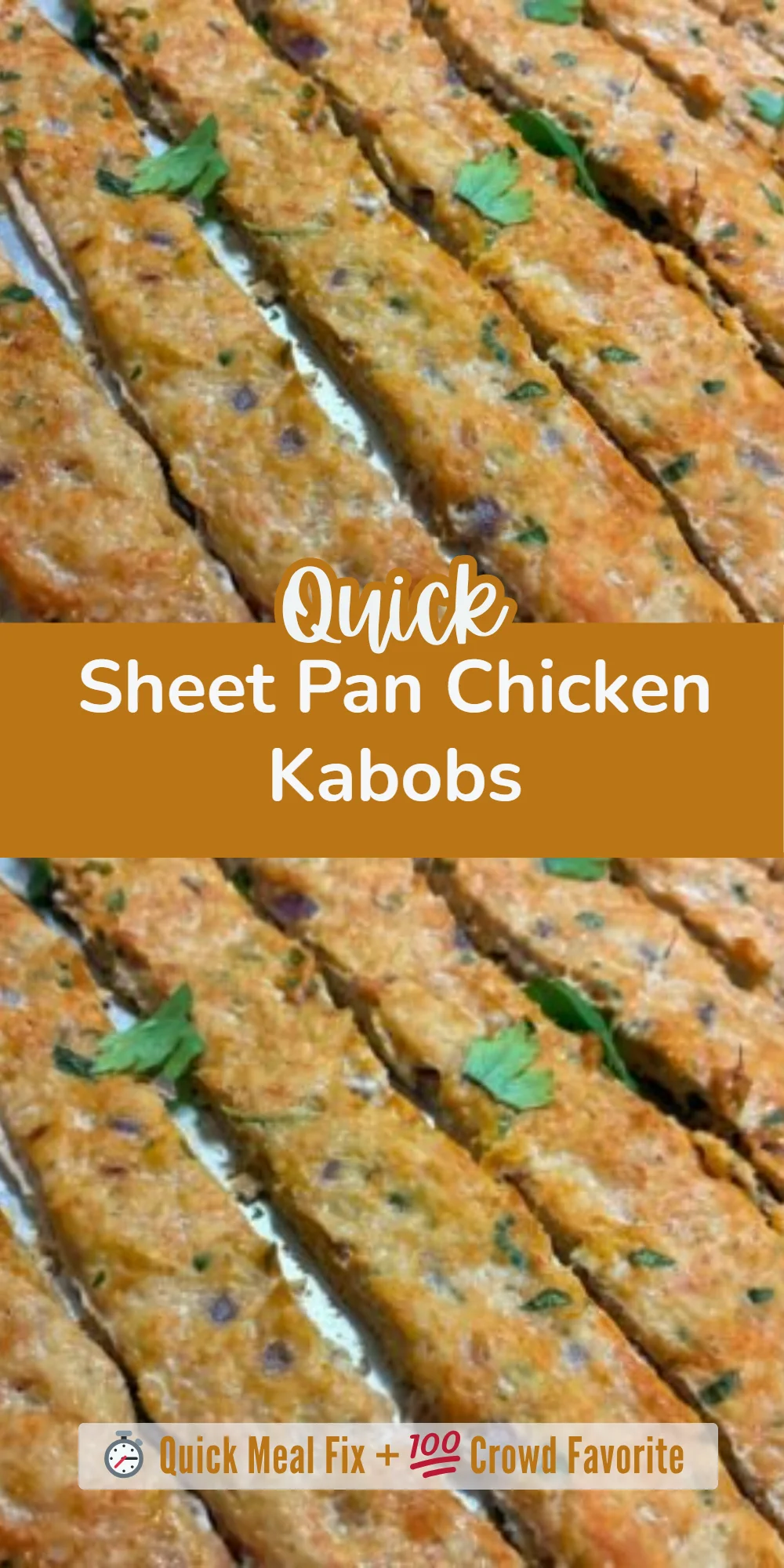 Sheet Pan Chicken Kabobs