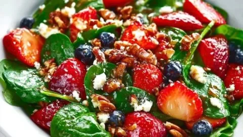 Strawberry Spinach Salad