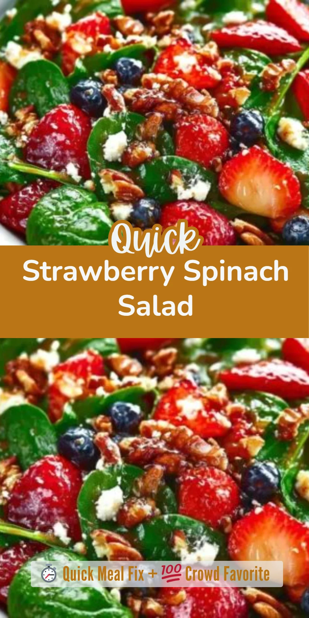 Strawberry Spinach Salad