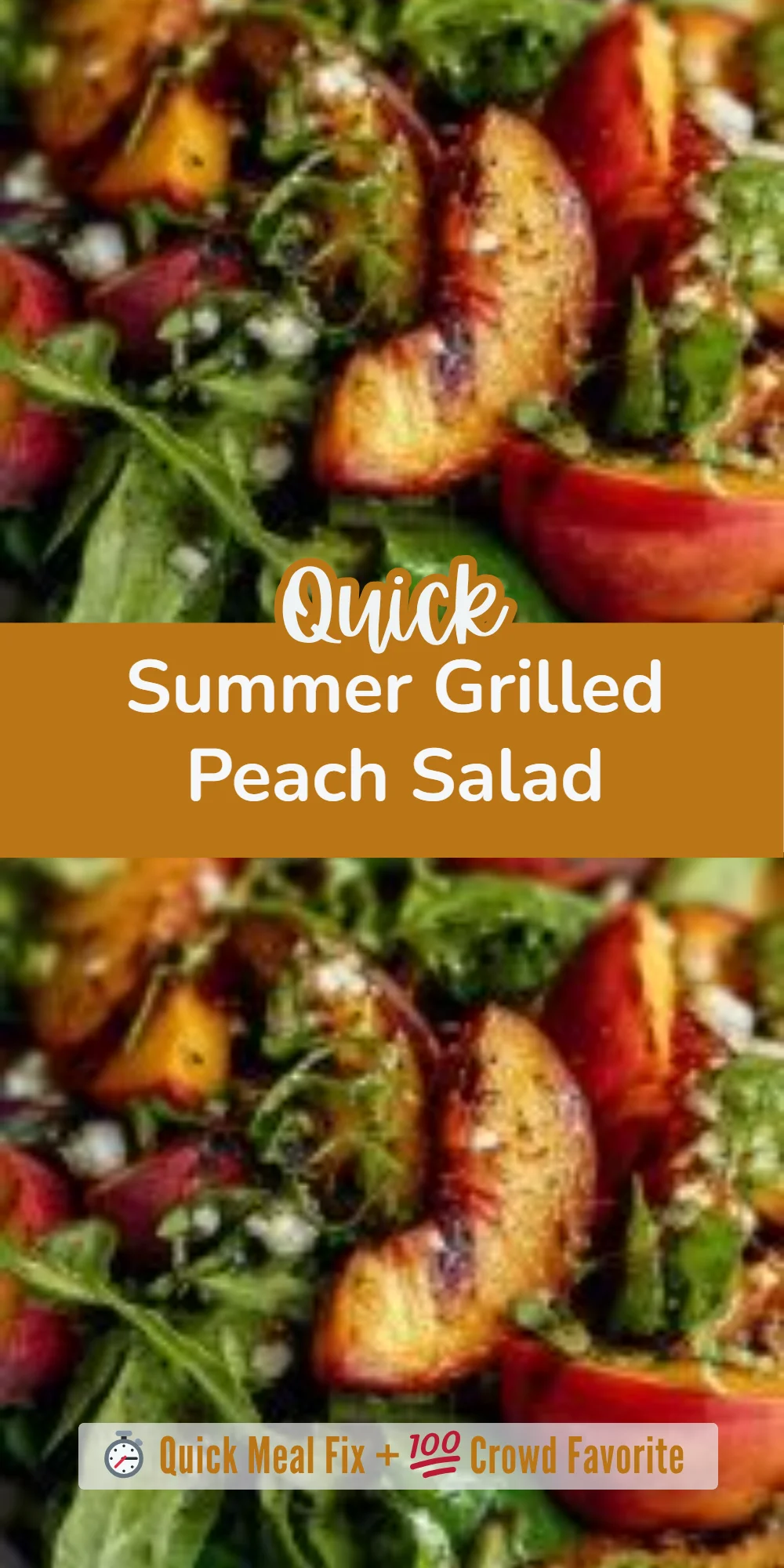 Summer Grilled Peach Salad