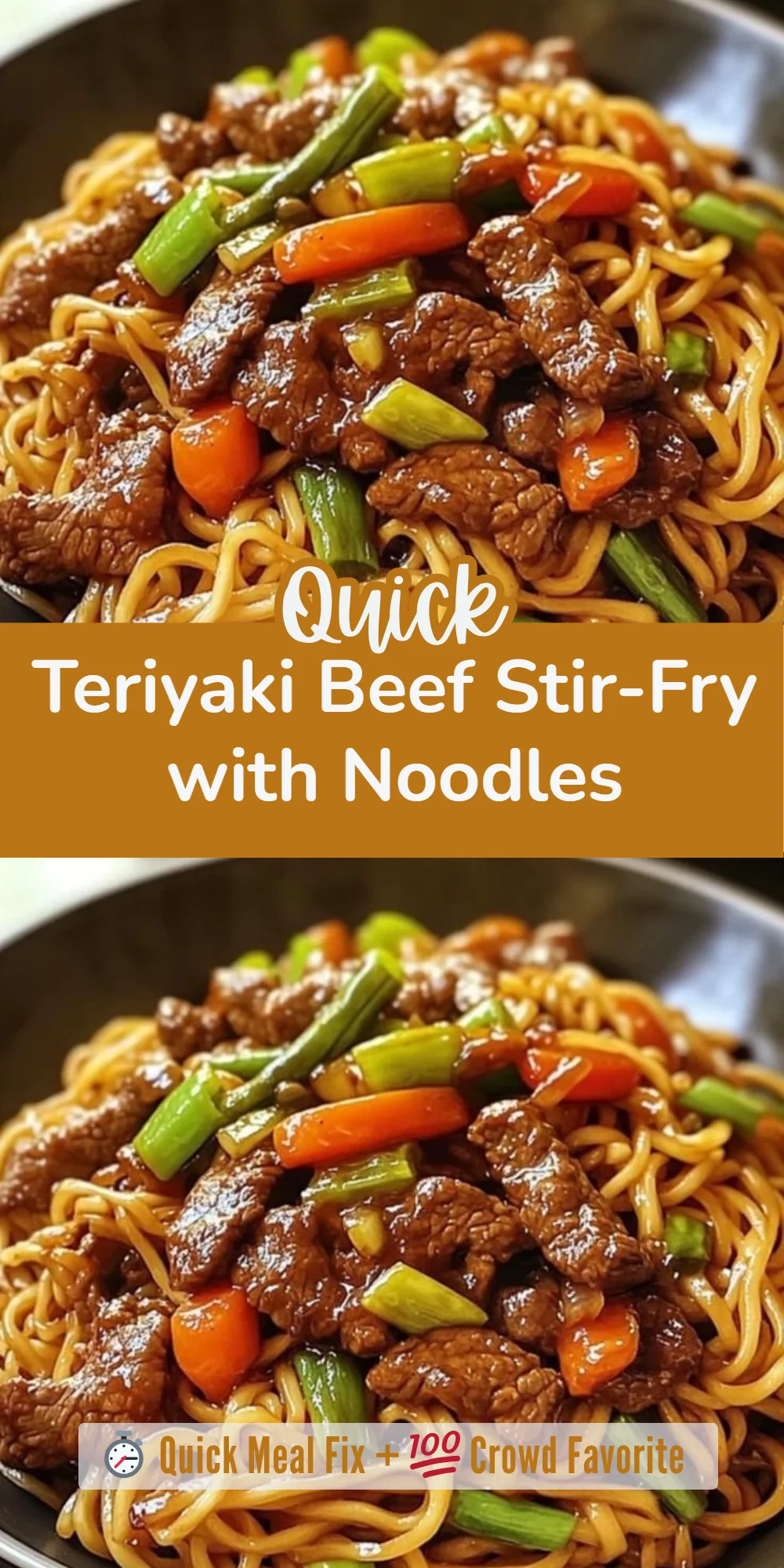 Teriyaki Beef Stir-Fry with Noodles