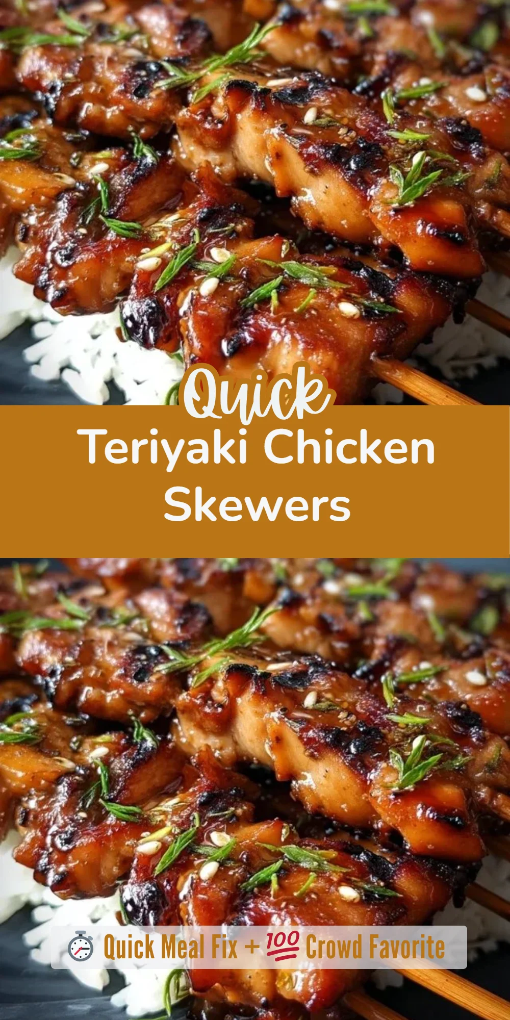 Teriyaki Chicken Skewers