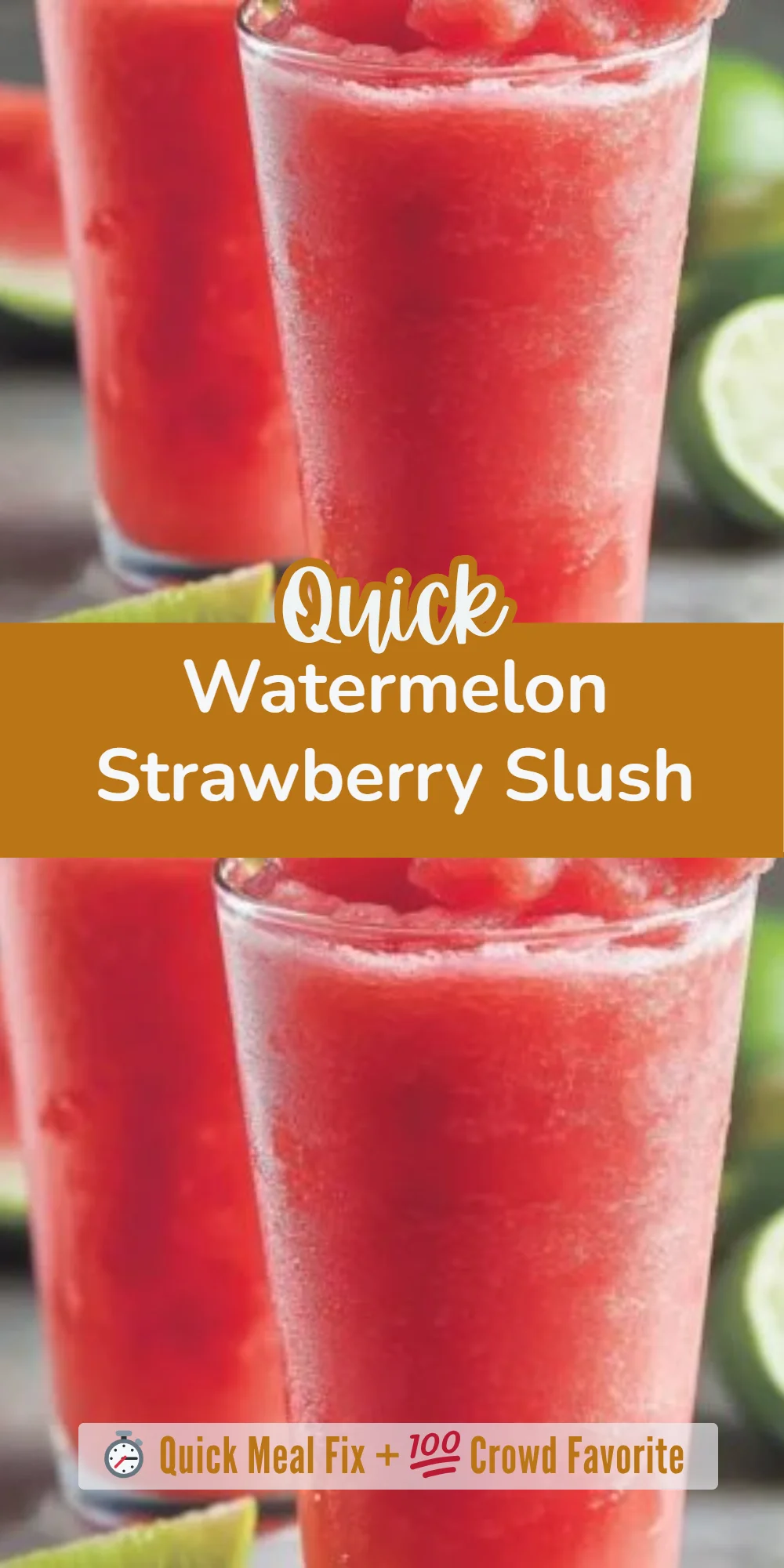 Watermelon Strawberry Slush