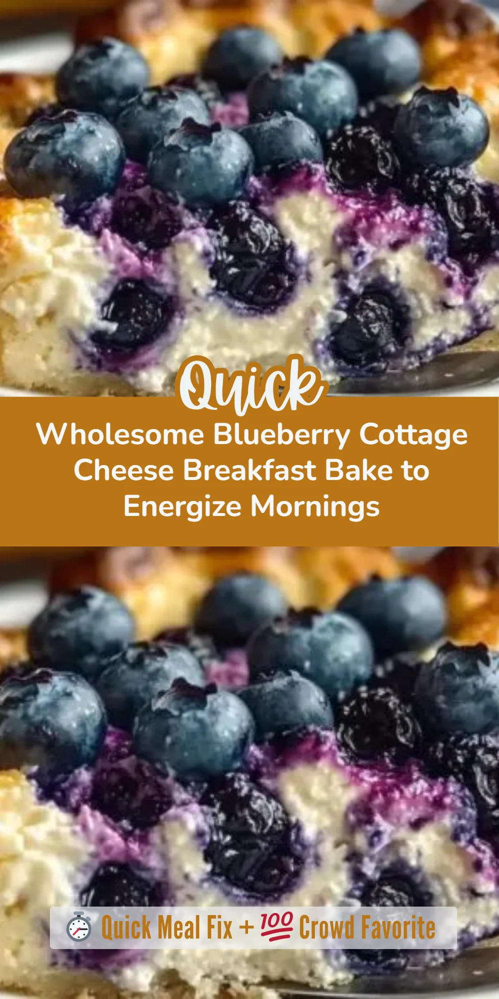 Wholesome Blueberry Cottage Cheese Breakfast Bake to Energize Mornings