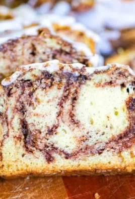 Delicious Country Cinnamon Swirl Buttermilk Loaf on a wooden table