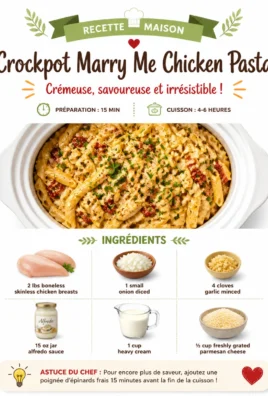 Delicious Crockpot Marry Me Chicken Pasta served in a bowl