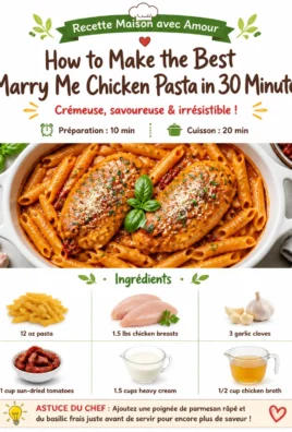 Delicious Marry Me Chicken Pasta served in a bowl with fresh herbs and parmesan cheese.