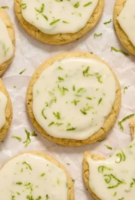 Delicious Key Lime Cookies with a refreshing citrus flavor.