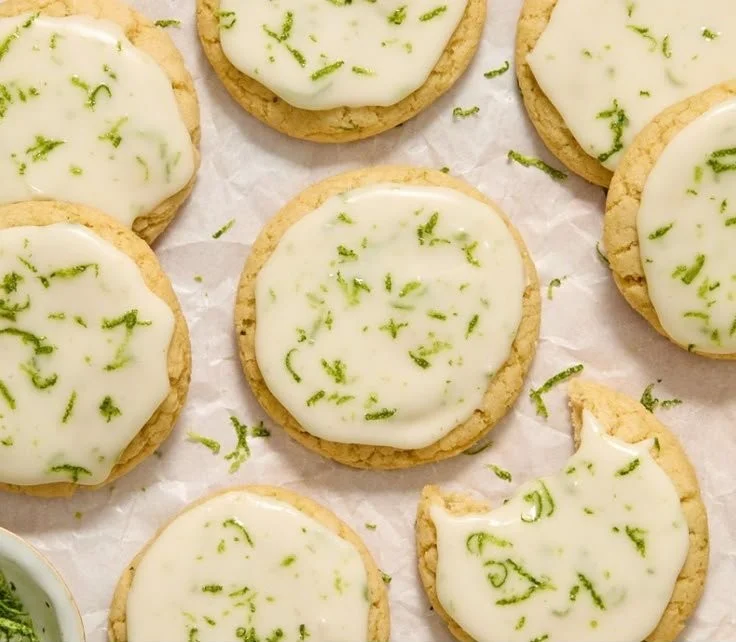 Delicious Key Lime Cookies with a refreshing citrus flavor.