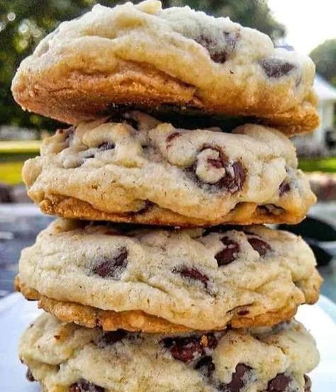 Delicious soft-batch chocolate chip cookies fresh out of the oven